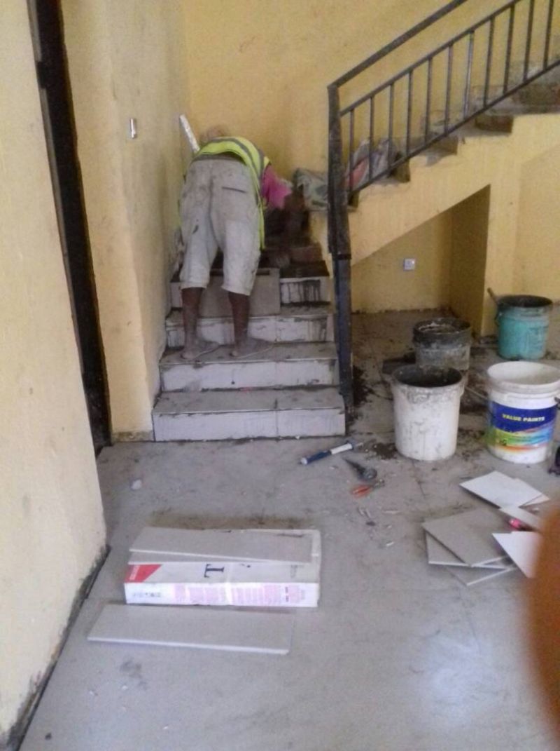 Stairwell Before