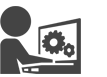 Maintenance service icon